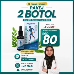 2 Botol Synovia Max+